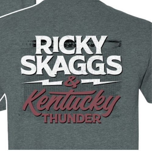 Grey Heather Ricky Skaggs & Kentucky Thunder T-shirt