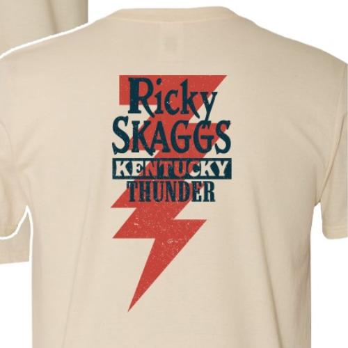 Oatmeal Heather Ricky Skaggs & Kentucky Thunder T-shirt