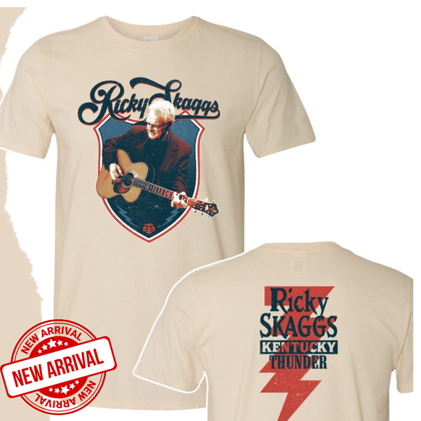 Oatmeal Heather Ricky Skaggs & Kentucky Thunder T-shirt