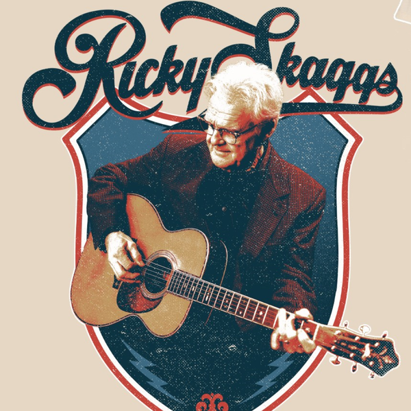 Oatmeal Heather Ricky Skaggs & Kentucky Thunder T-shirt
