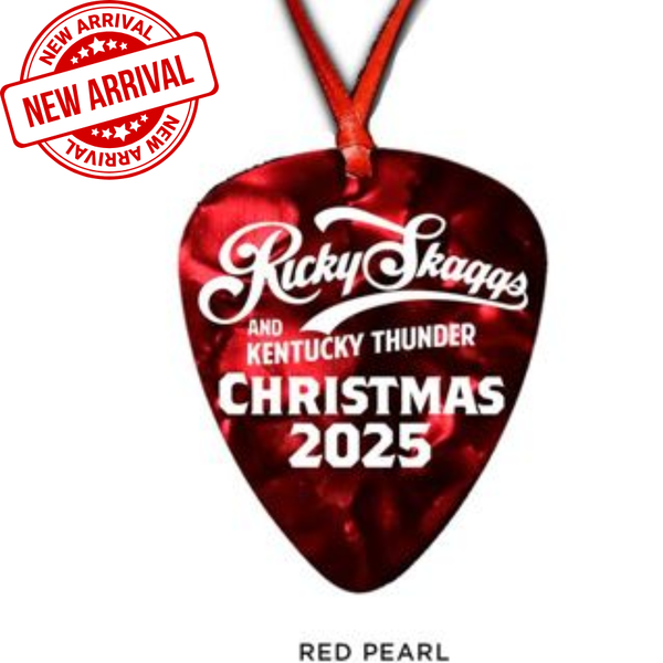 Red Pearl Christmas Pick Ornament