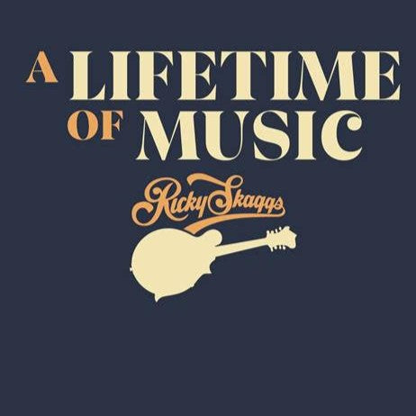 Navy Ricky Skaggs Lifetime of Music T-shirt