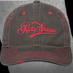 Red and Grey Ricky Skaggs Ballcap