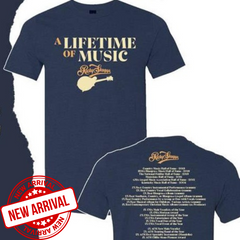 Navy Ricky Skaggs Lifetime of Music T-shirt
