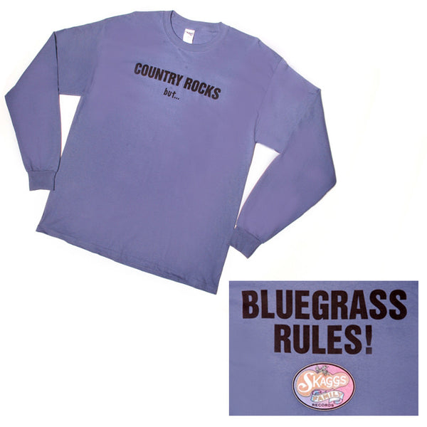 “Bluegrass Rules” Blue Long Sleeve T-Shirt