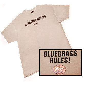 Bluegrass Rules” Sage Short Sleeve T-Shirt – Skaggs Family Records