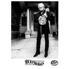 Ricky Skaggs Black and White Photograph